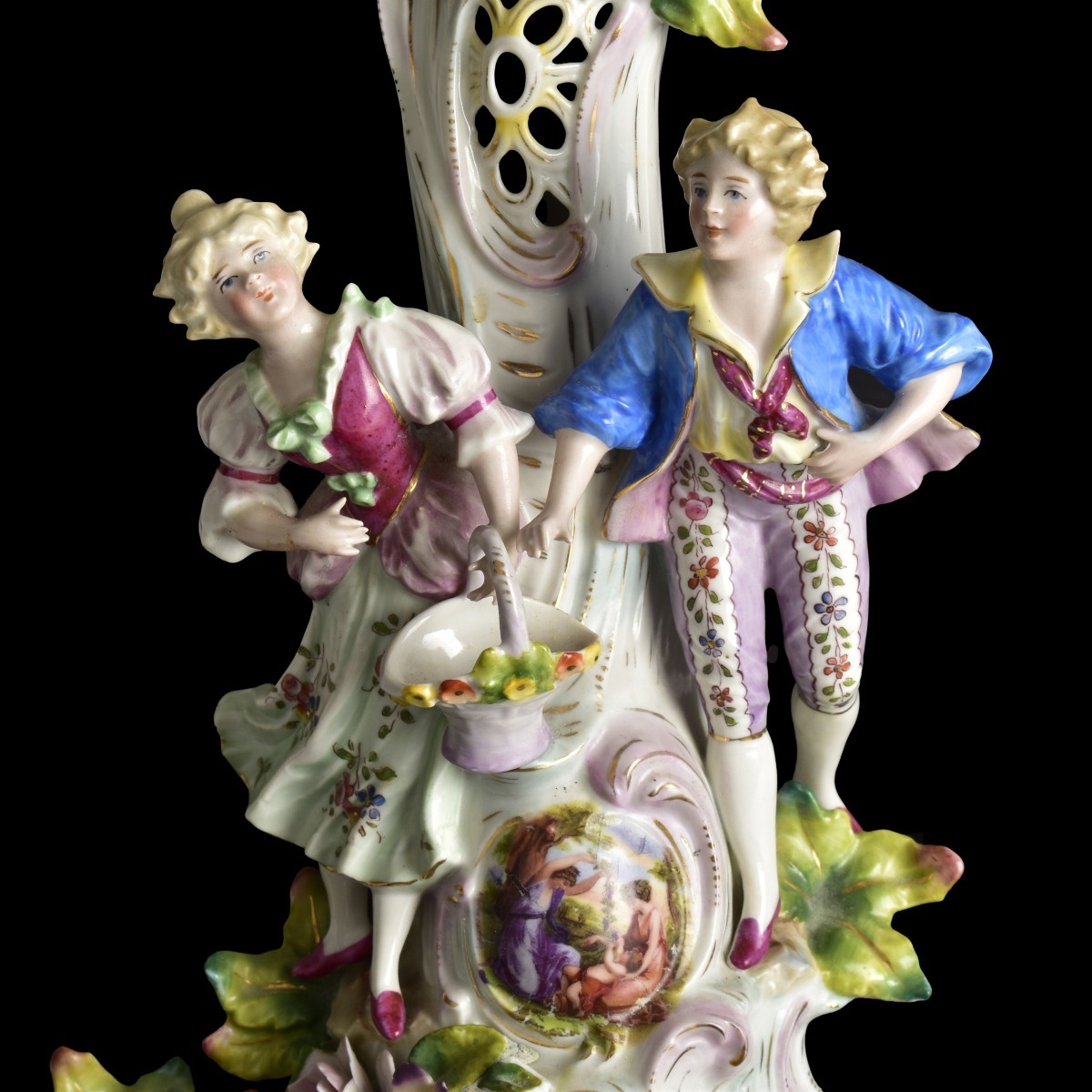 Two Dresden Style Porcelain Tableware