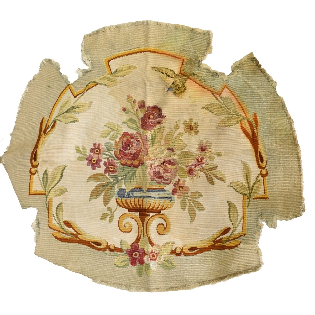 Collection of Antique French Aubusson Seat Covers