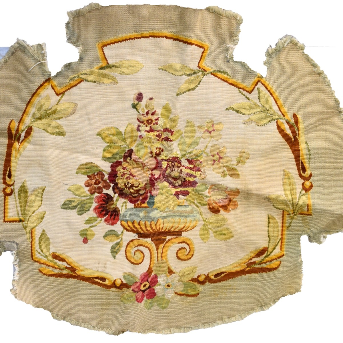 Collection of Antique French Aubusson Seat Covers