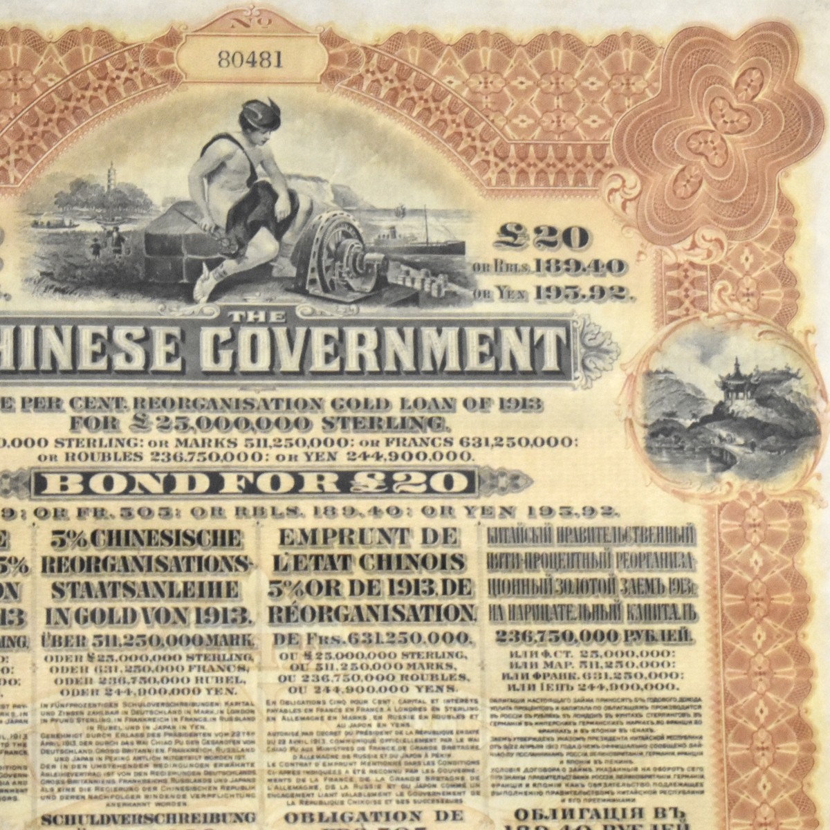 Government Bonds Russian & Chinese
