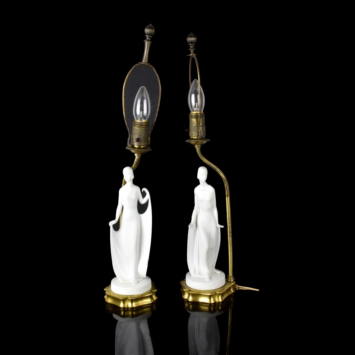 Pair of Art Deco Lamps