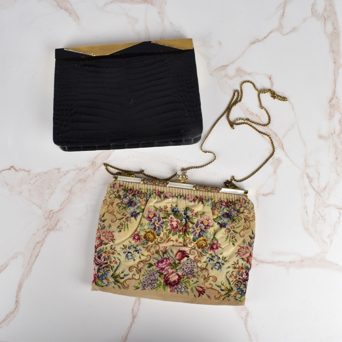 Two Vintage Evening Purses