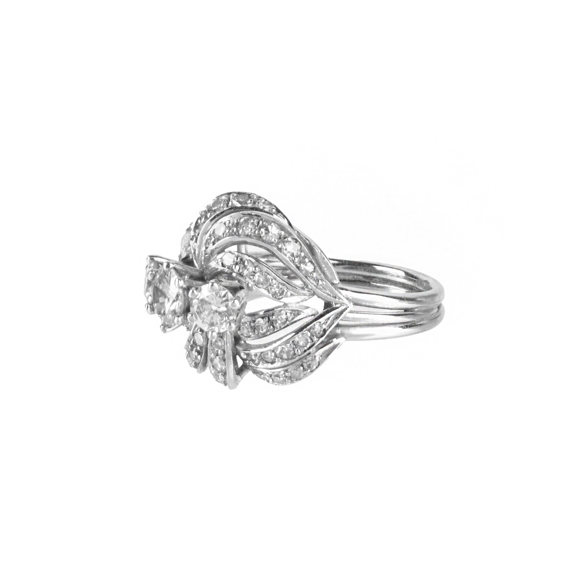 Diamond and 18K Ring