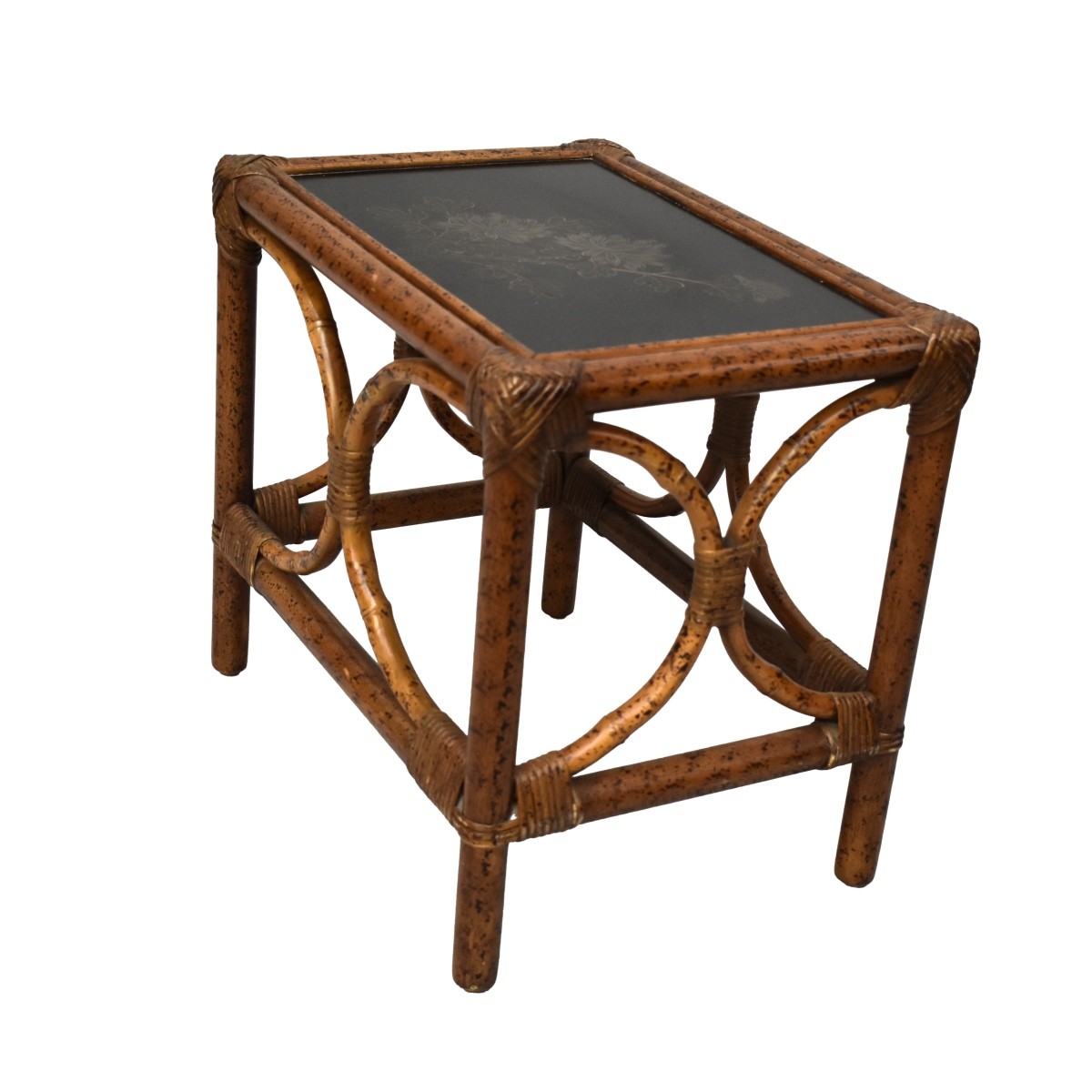 Hollywood Regency Chinoiserie Nesting Tables