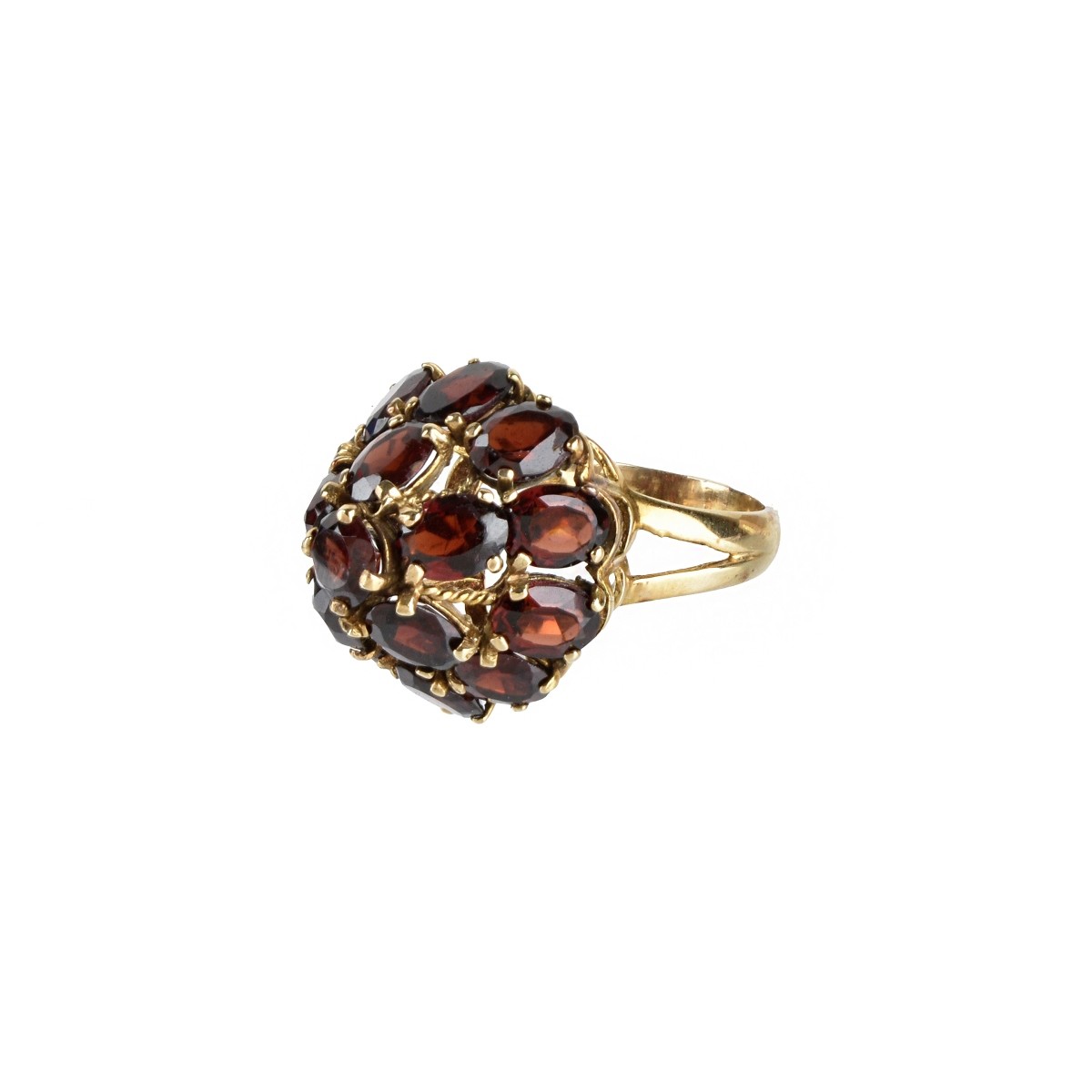 Garnet and 14K Ring