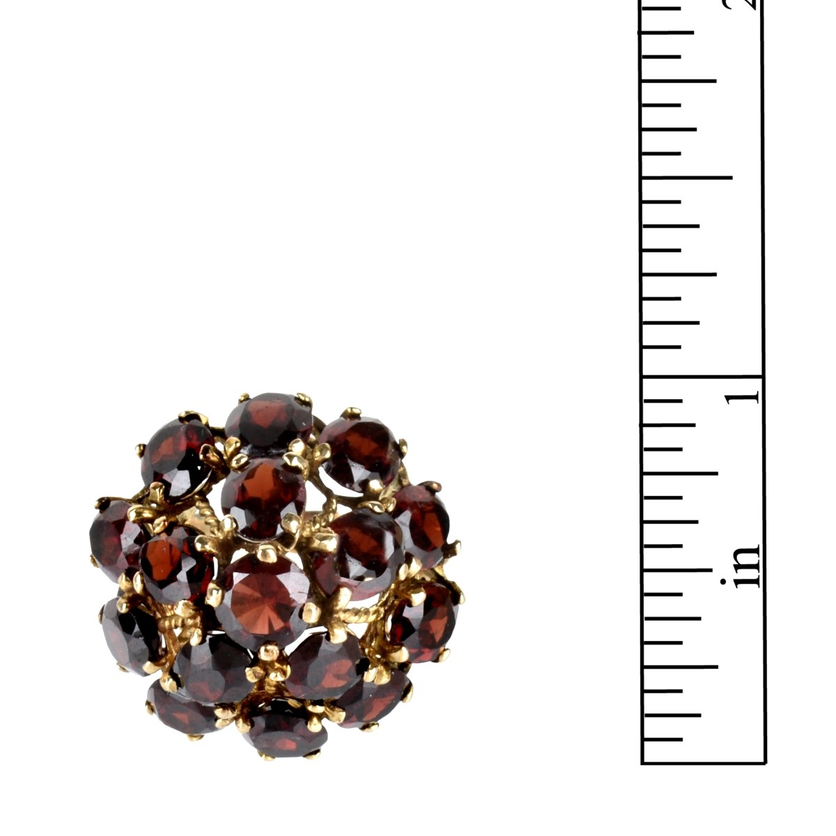 Garnet and 14K Ring