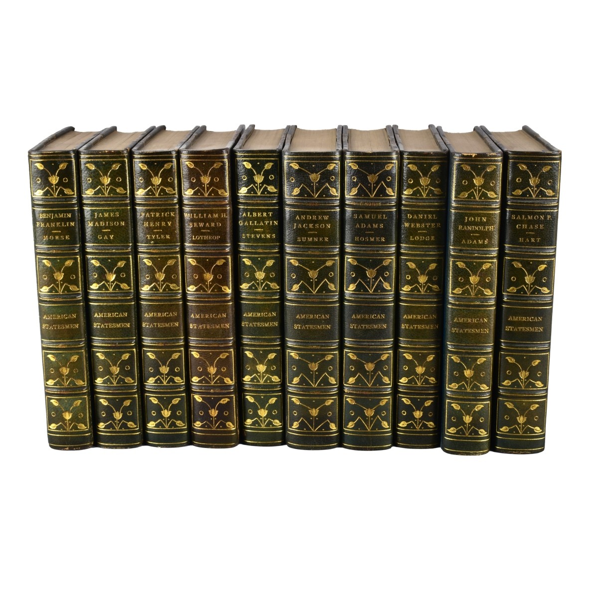 American Statesmen Leather Bound Books