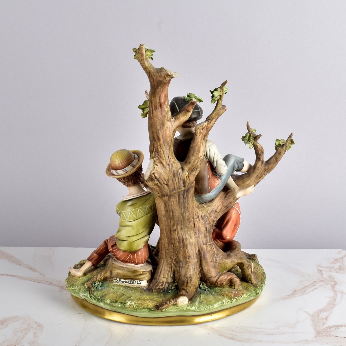 Large Capodimonte Porcelain Group