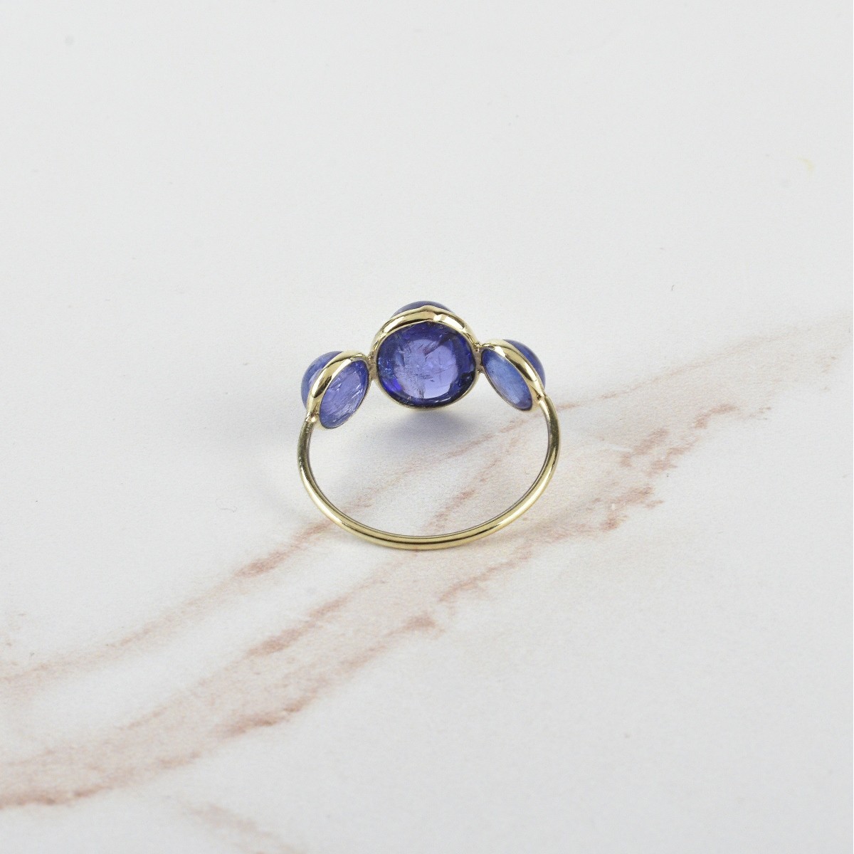 Tanzanite and 18K Ring