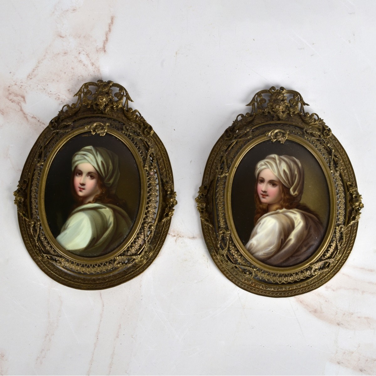 Pair of 19th C. Miniature Portraits