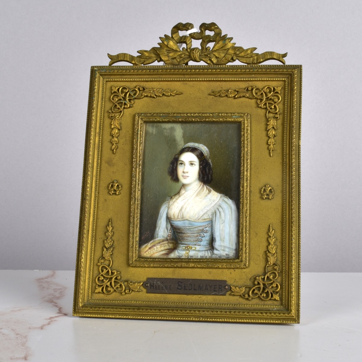 19th C. French Miniature Portrait