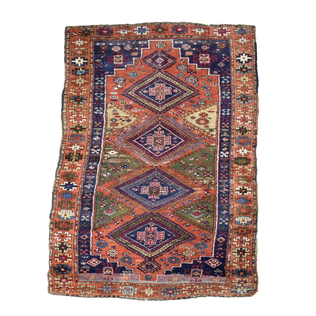 Semi Antique Persian Hamadan Rug