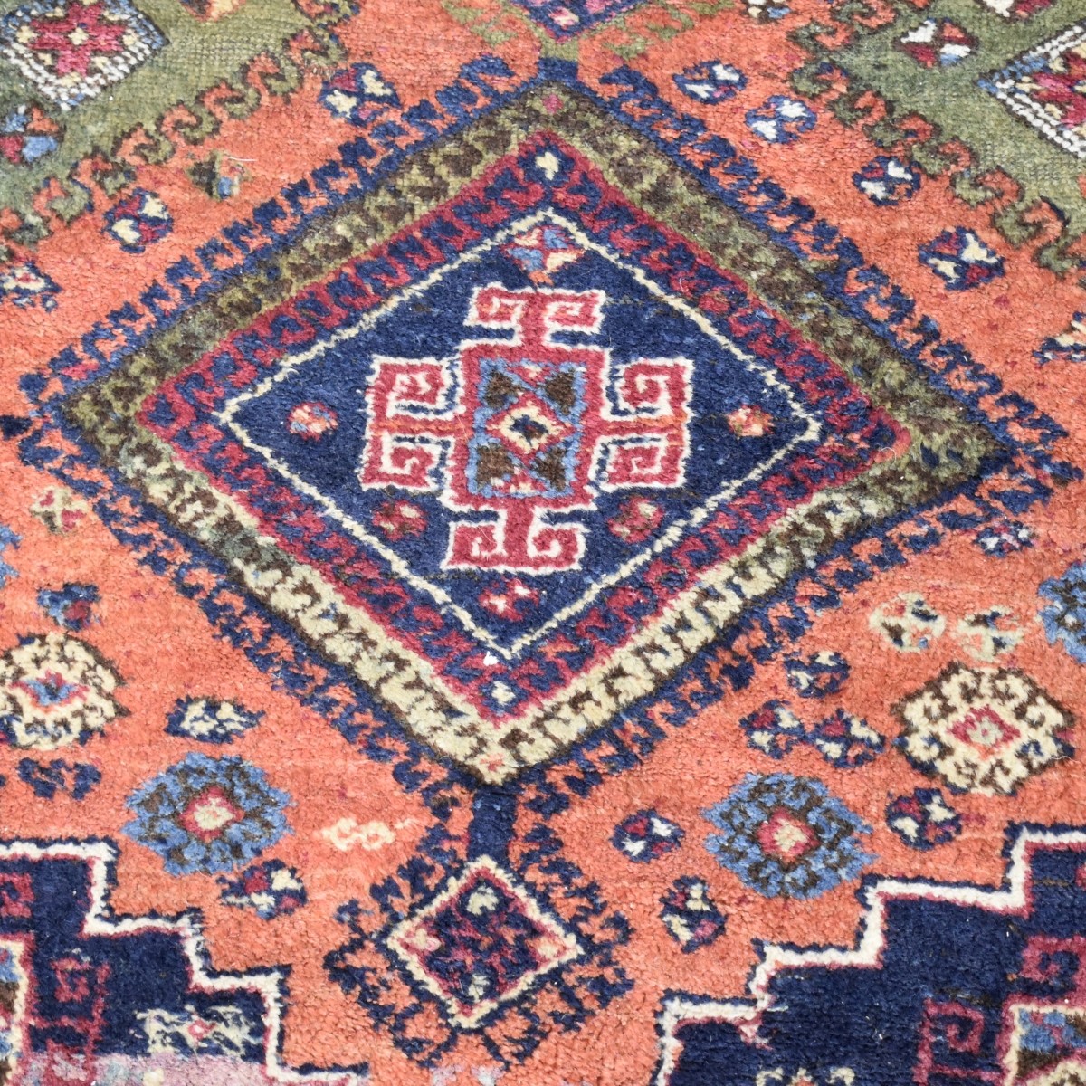 Semi Antique Persian Hamadan Rug