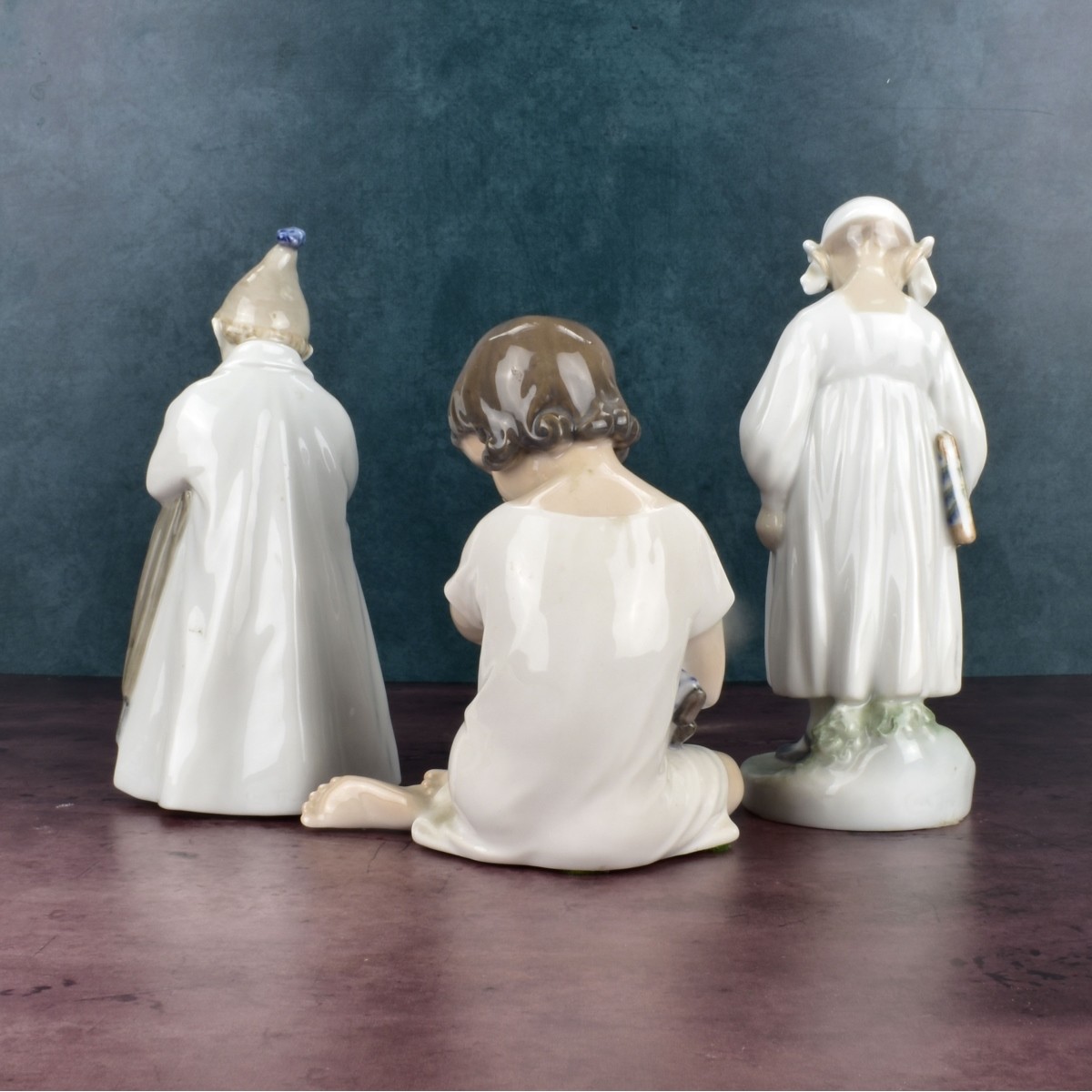 Three (3) Royal Copenhagen Porcelain Figurines