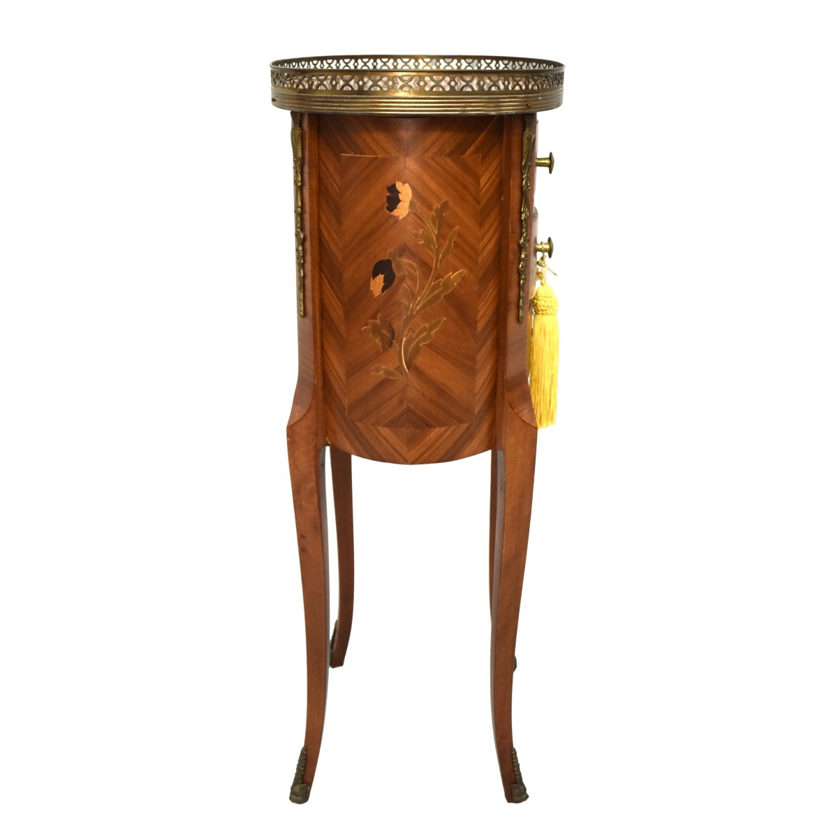 Louis XVI Style Marquetry Inlaid Side Table