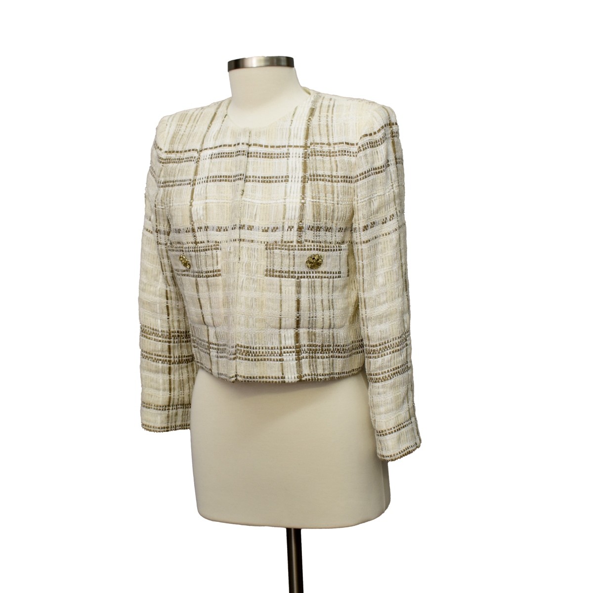 Chanel Tweed Cropped Jacket