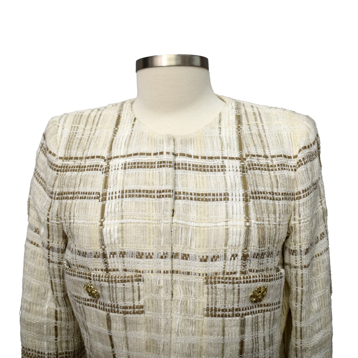 Chanel Tweed Cropped Jacket