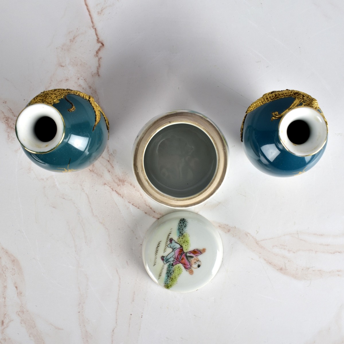 Three Chinese Porcelain Tableware