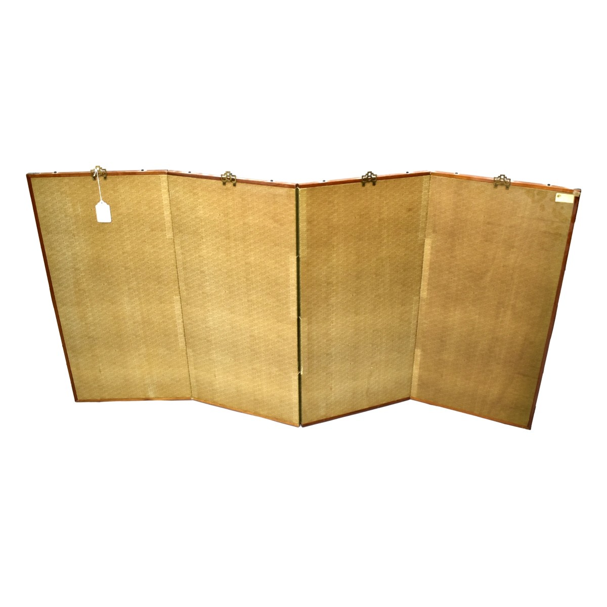 Vintage Chinese 4-Panel Screen