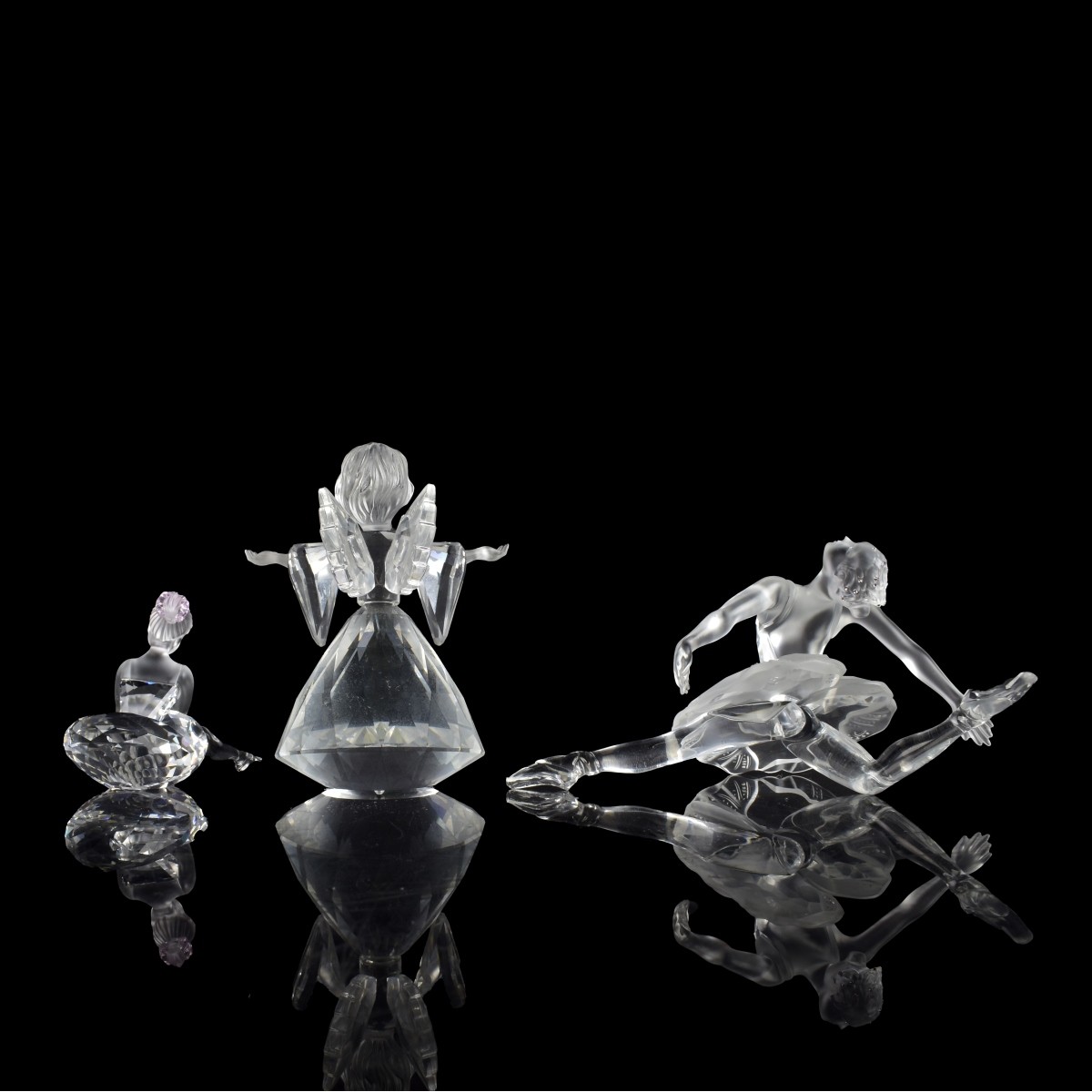 3 Swavorski Figurines