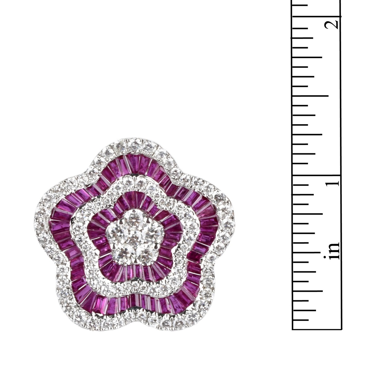 Ruby, Diamond and 18K Ring