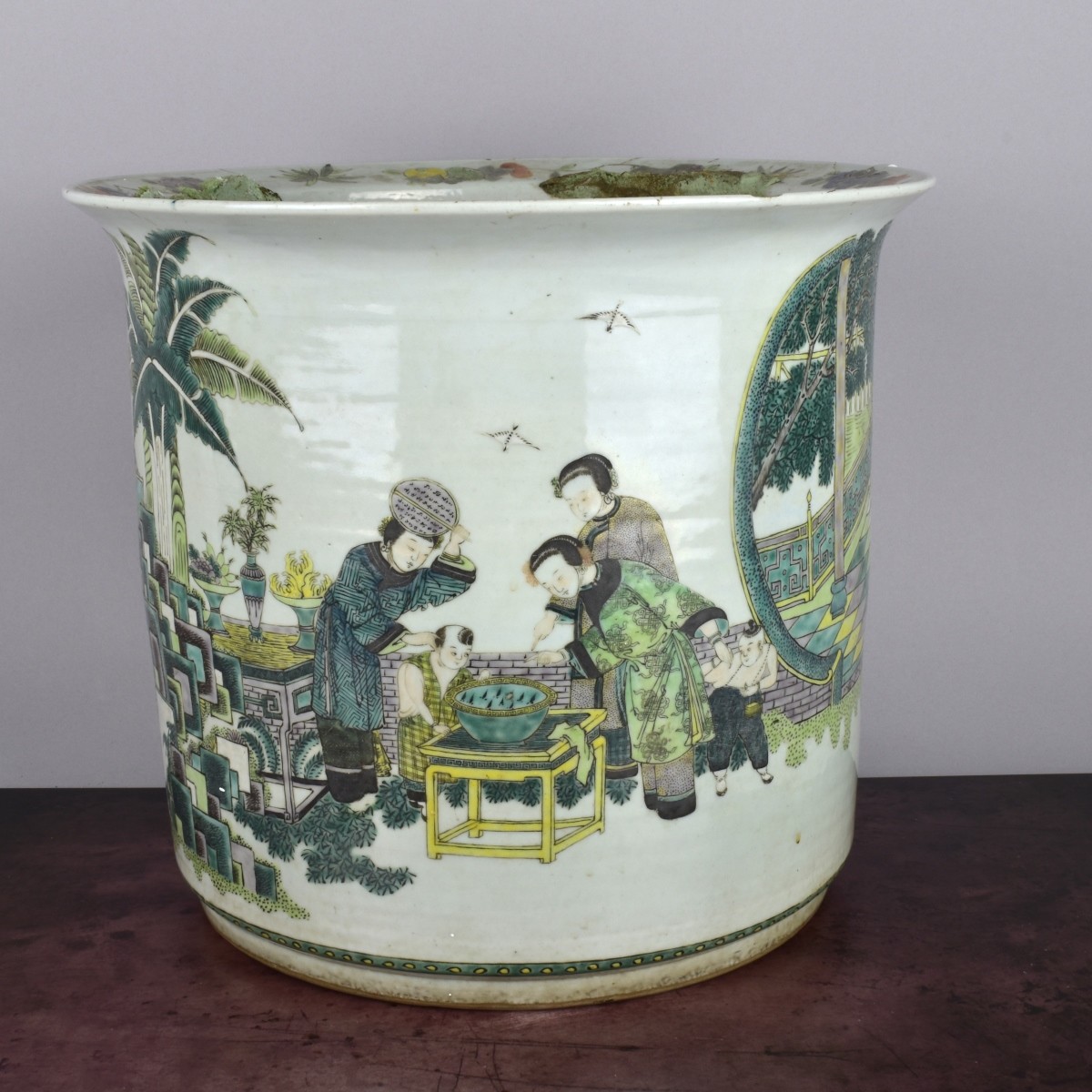 Antique Chinese Porcelain Jardiniere