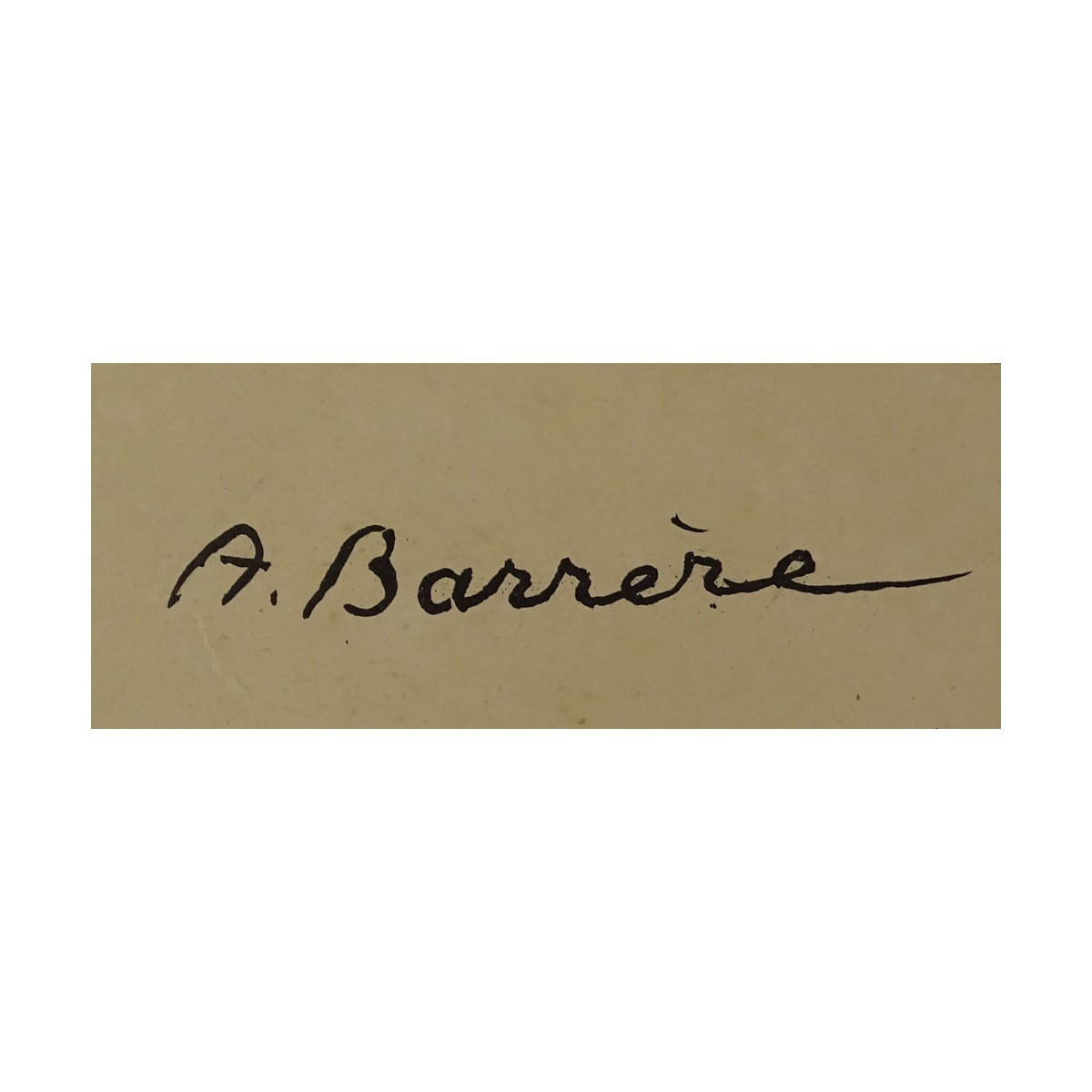 Adrien Barrere Fr. (1877-1931) Lithograph