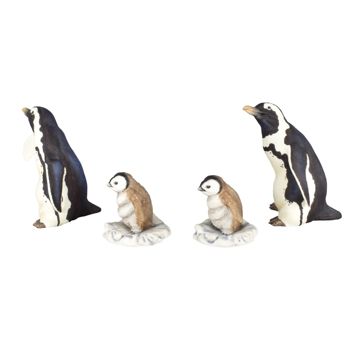 4 Vintage Porcelain Penguins