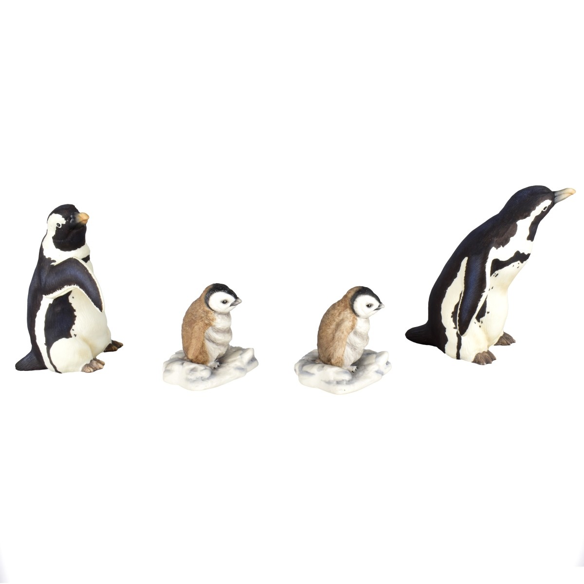 4 Vintage Porcelain Penguins