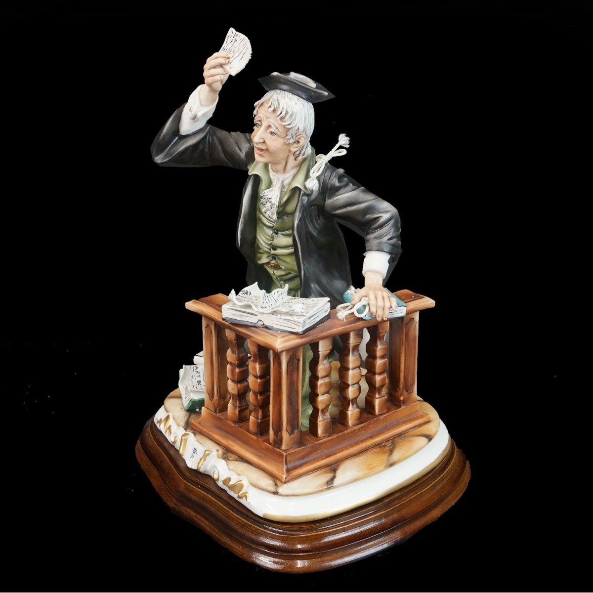 Capodimonte Figurine Lawyer