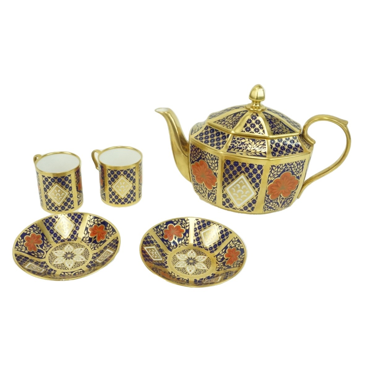 Caverswall Tea Set Romany Porcelain