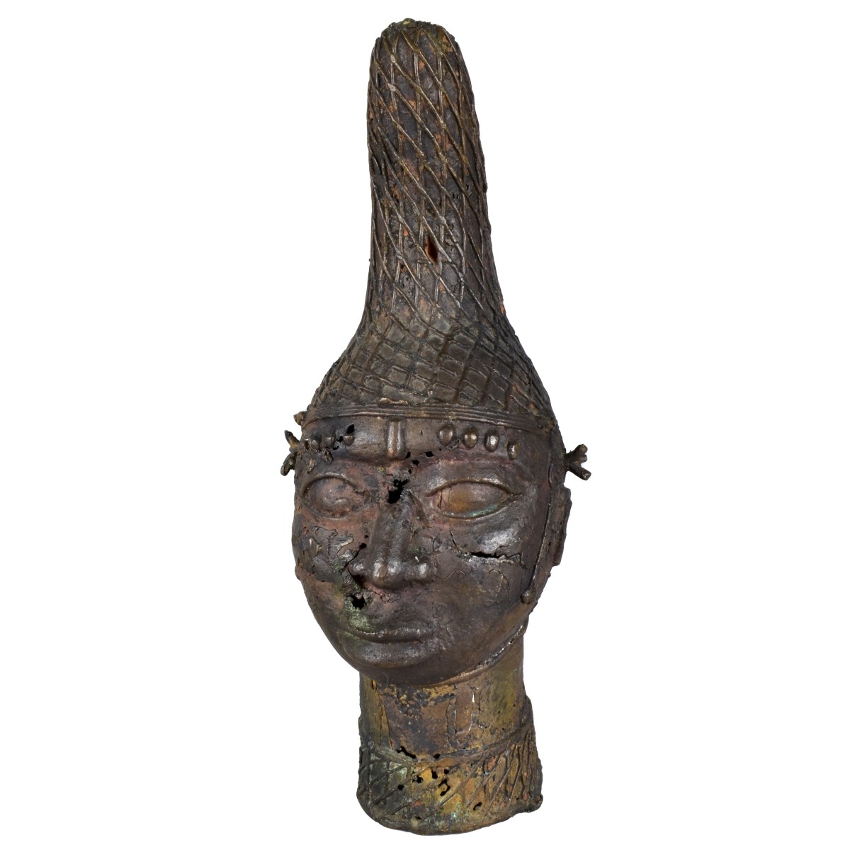 Large African Bronze Bust