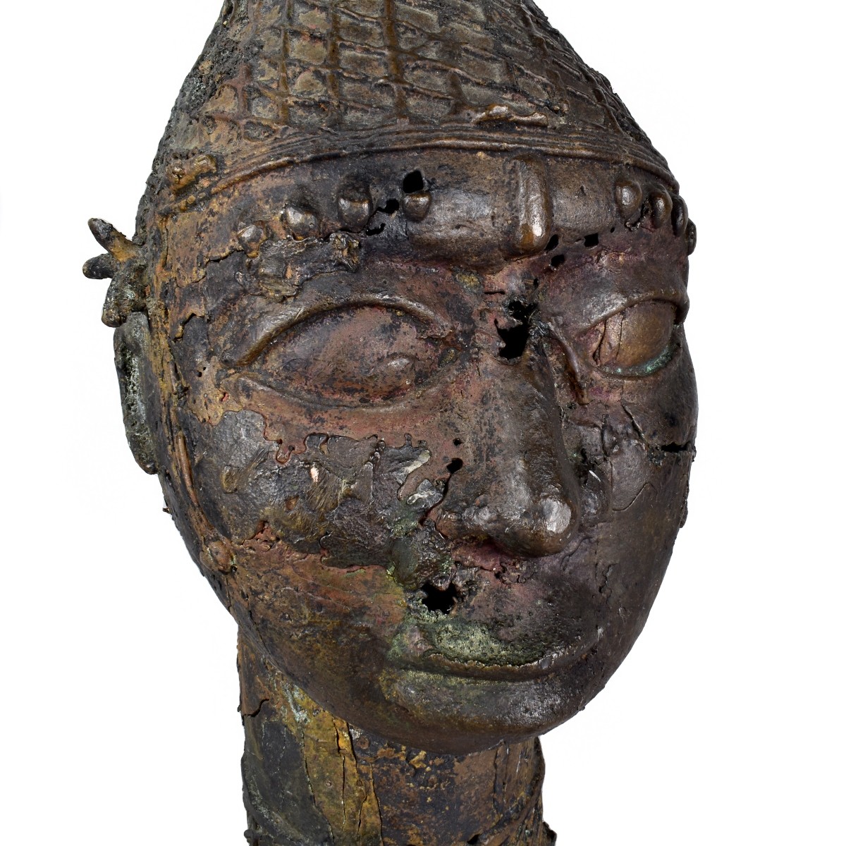 Large African Bronze Bust