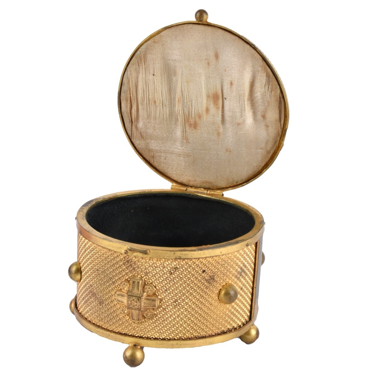 Guttin Pietra Dura Gilt Bronze Box