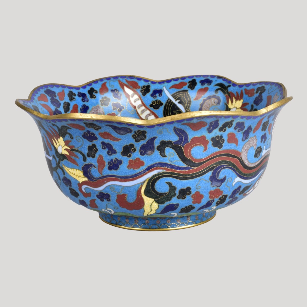 Vintage Chinese Cloisonne Bowl