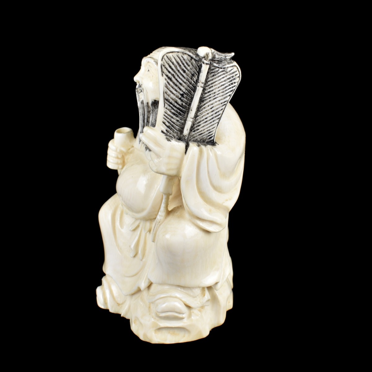 Chinese Carved Seated Figurine