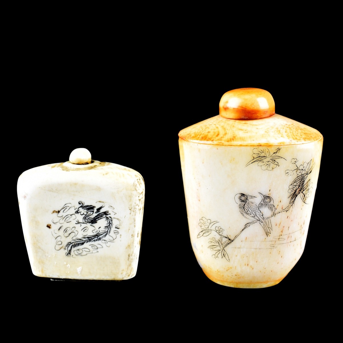 19/20C. Chinese Carved Snuff Bottles