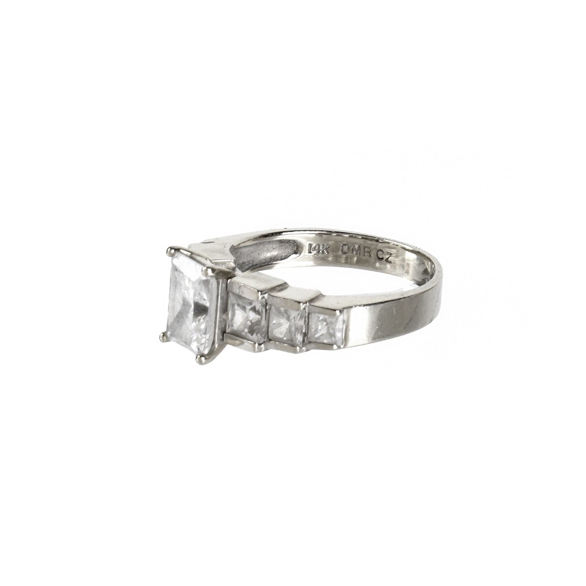 CZ and 14K Ring