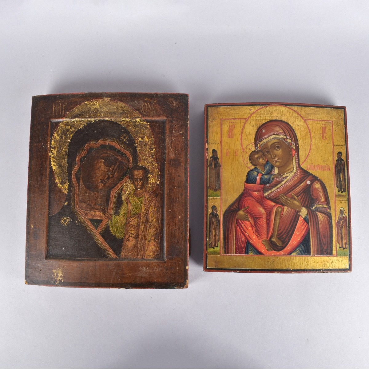 Two (2) Russian Religious Icons