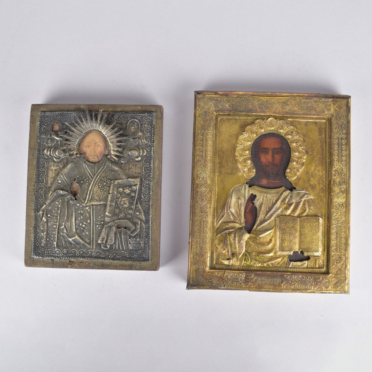 Two (2) Russian Religious Icons