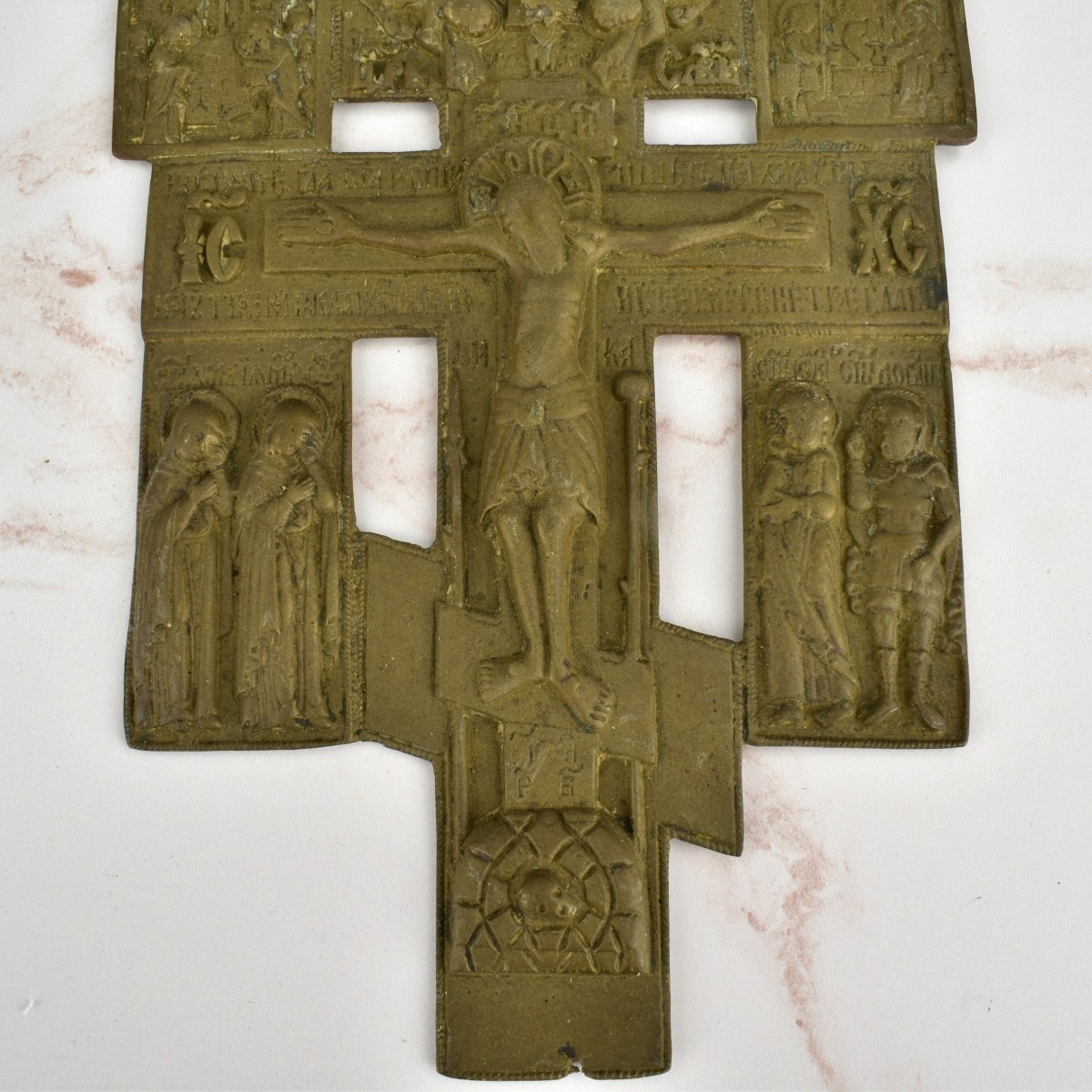 Seven (7) Russian Crucifix Crosses