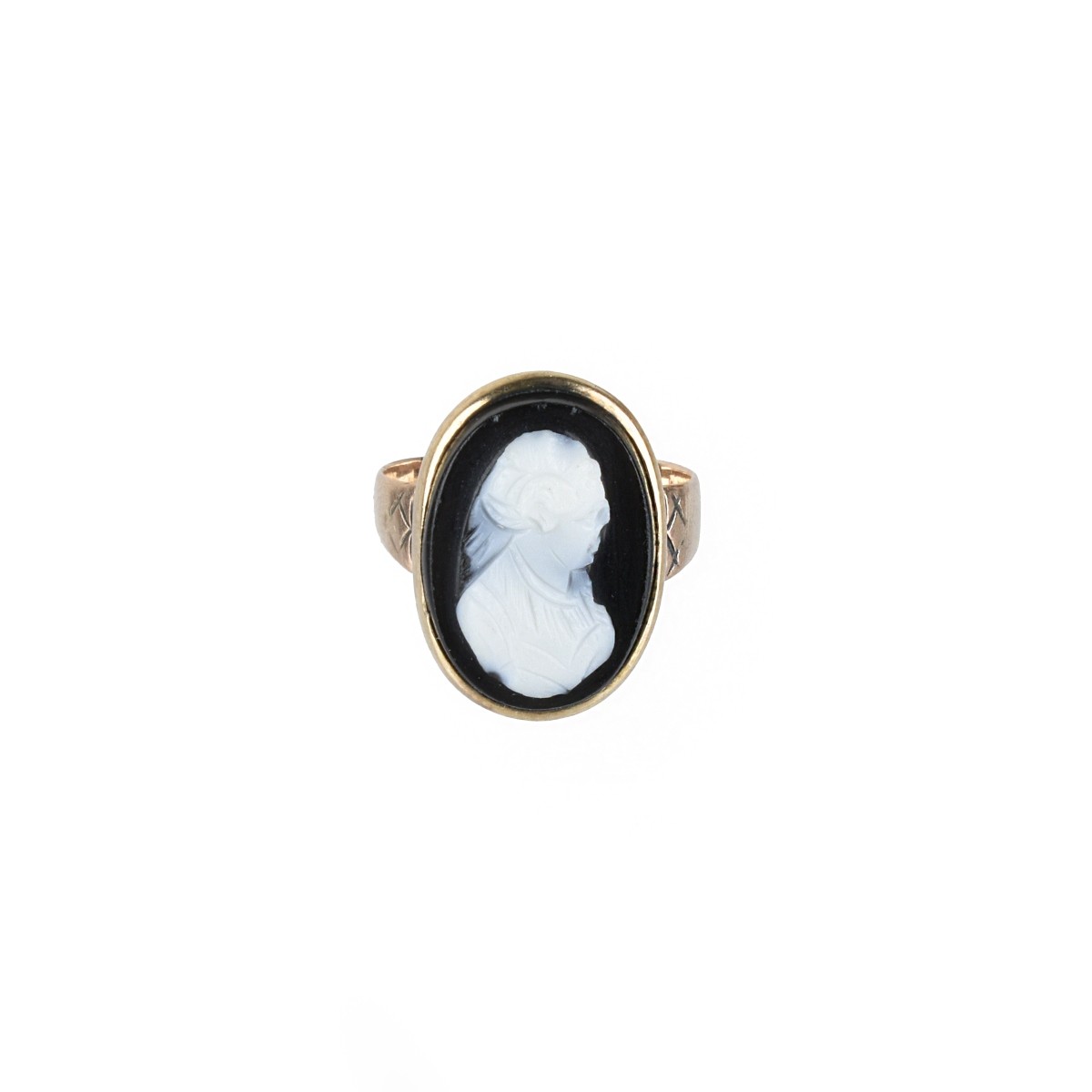 Cameo and 10K Ring