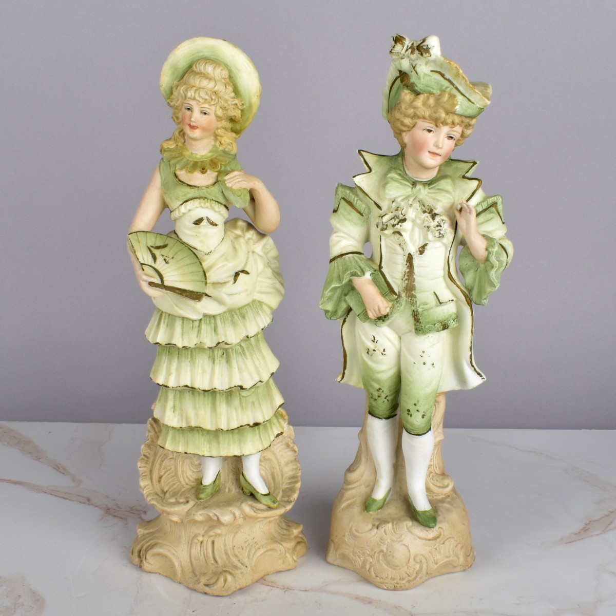 Pair of Dresden Style Figurines