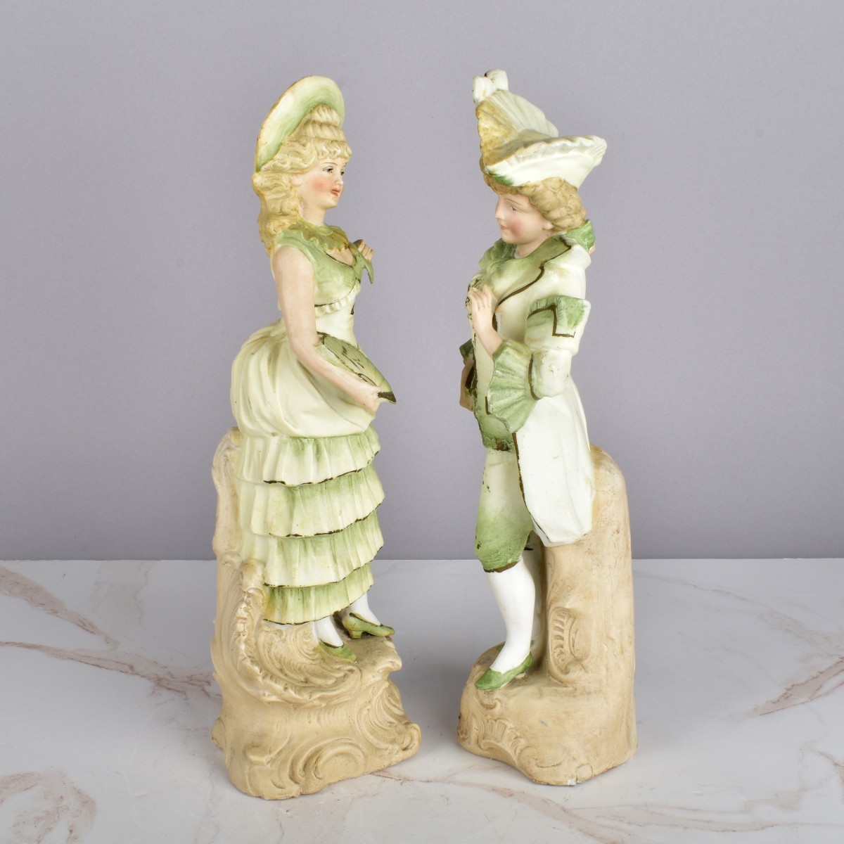 Pair of Dresden Style Figurines