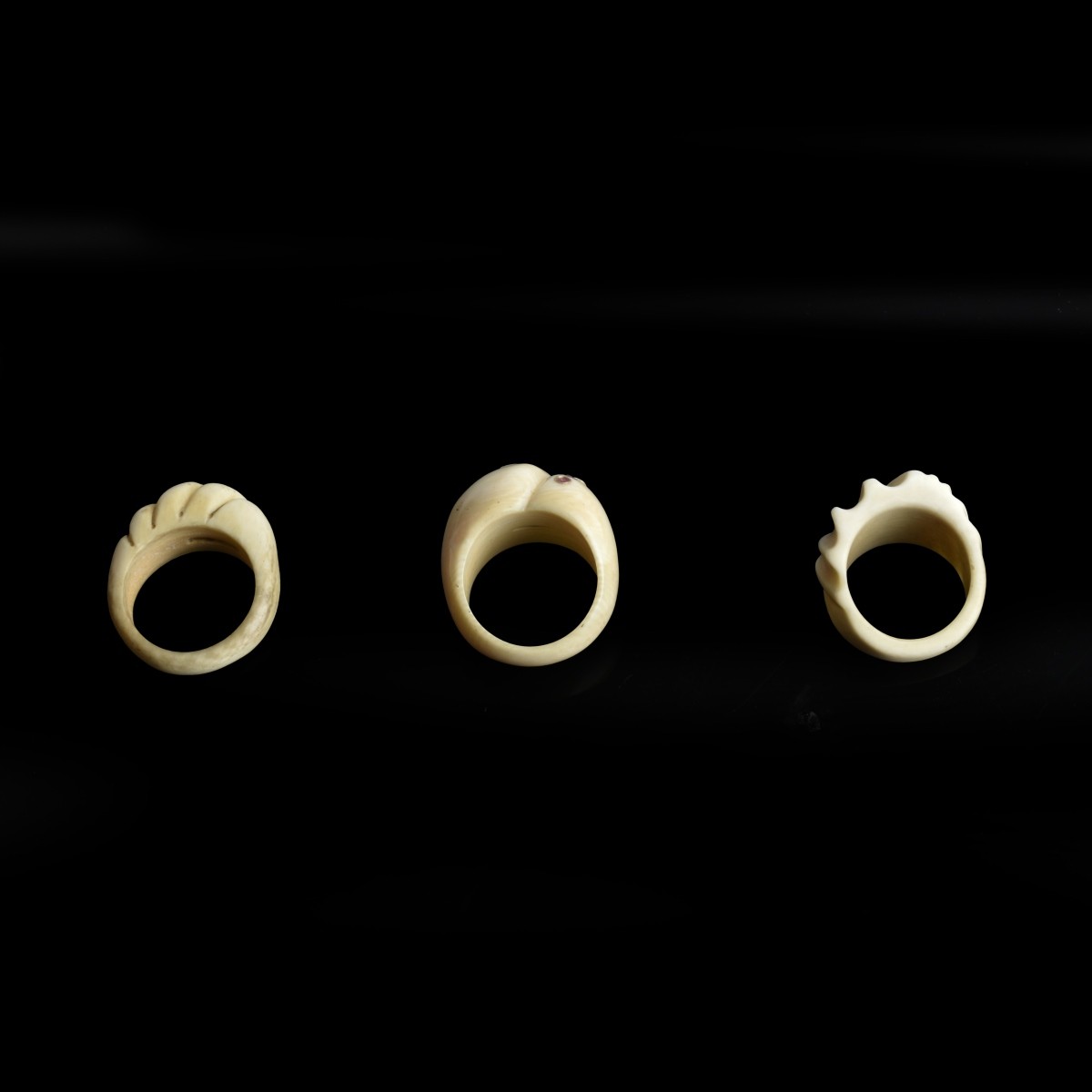 Three Art Deco Rings