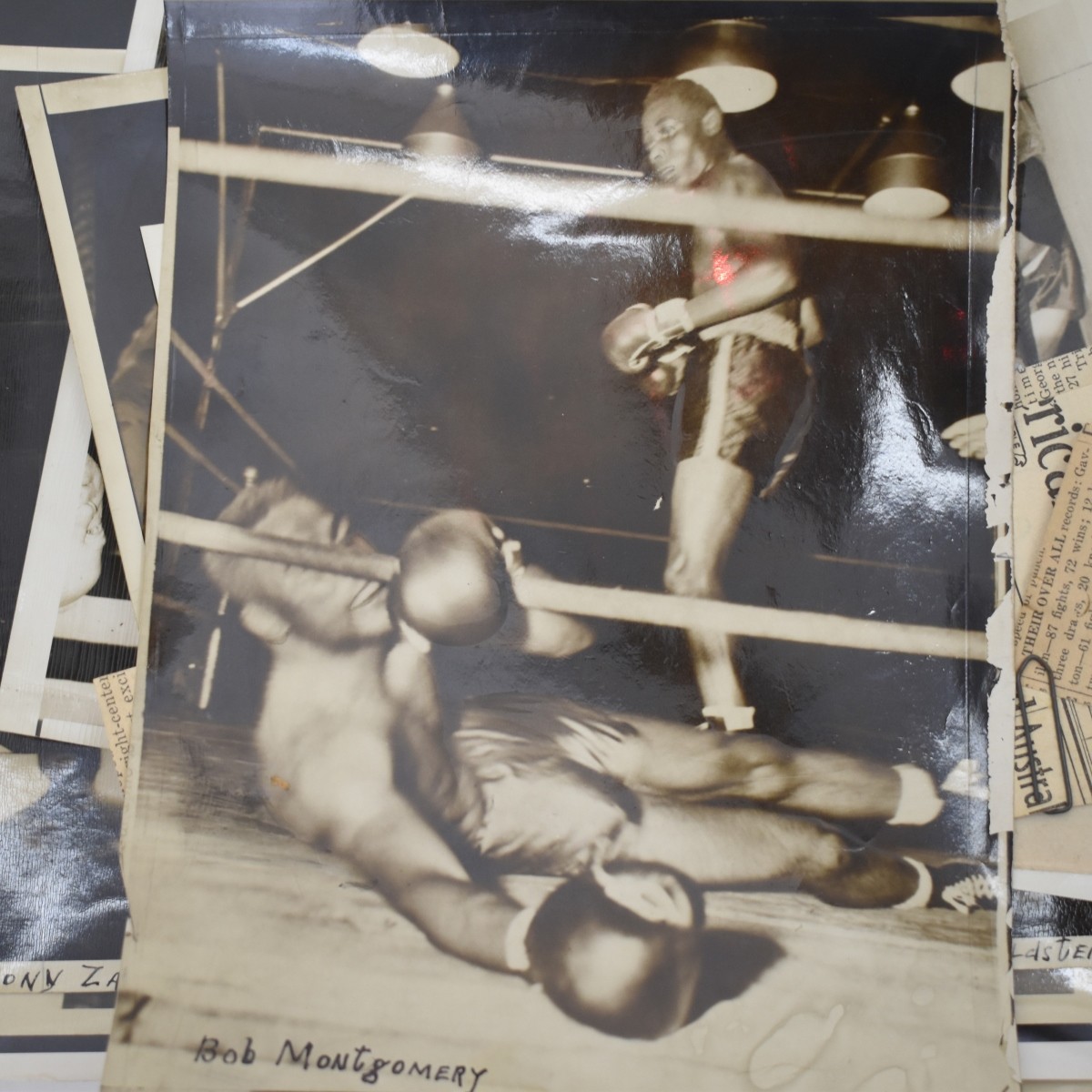 34 Boxing Matches 1946 Press Photos