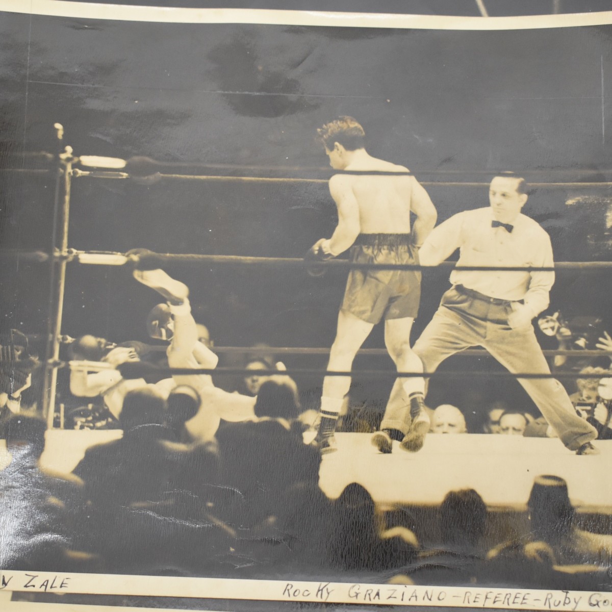 34 Boxing Matches 1946 Press Photos