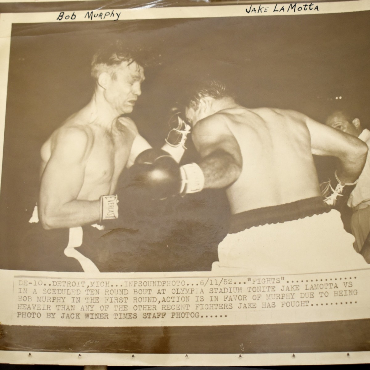 14 Jake LaMotta Photos Boxing Match