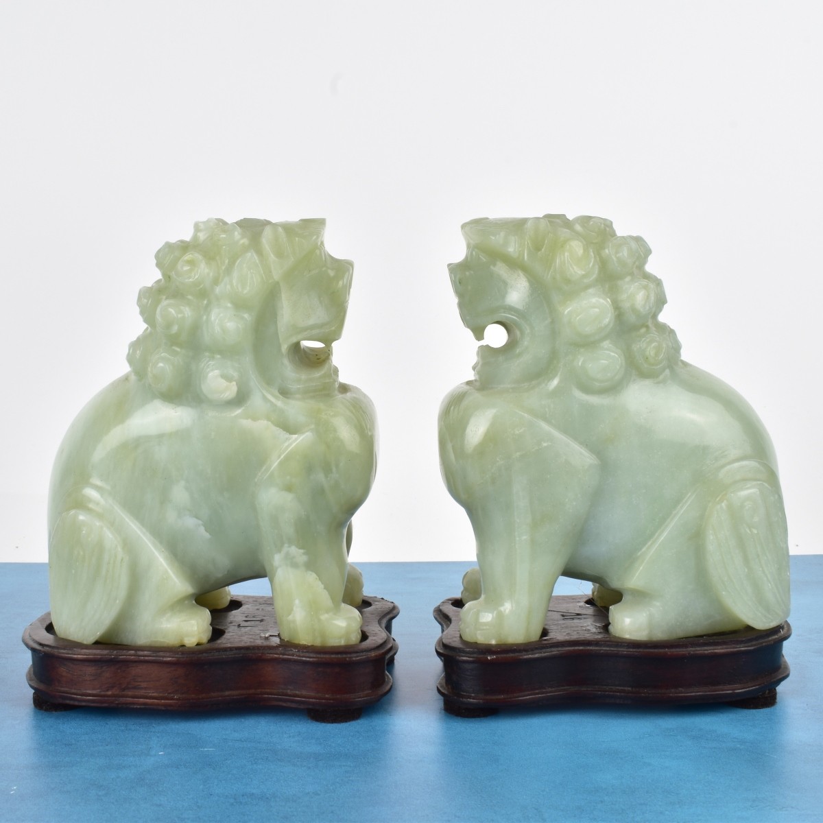 Pr Chinese Jade Foo Dogs