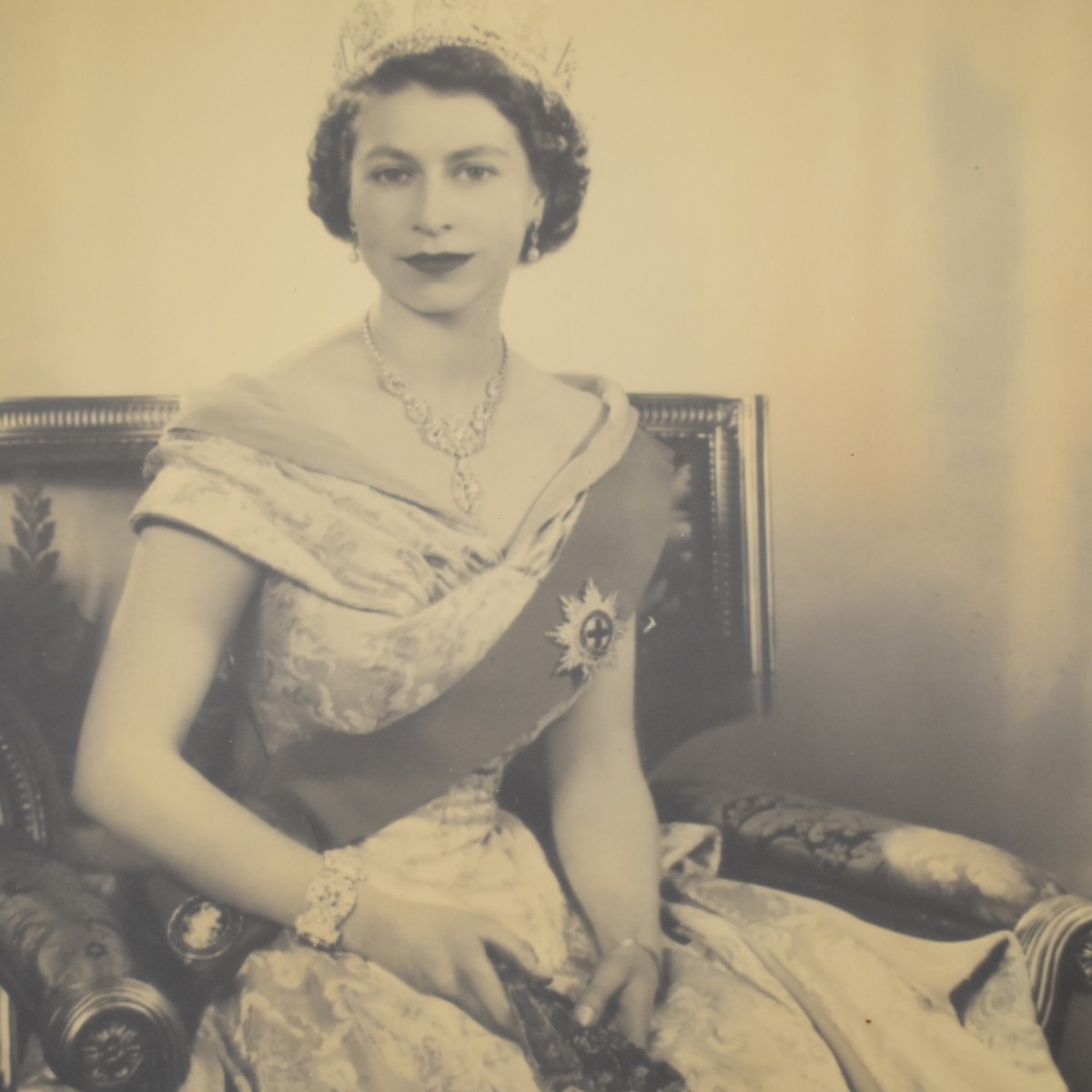 Queen Elizabeth II Autographed Photo by Wilding
